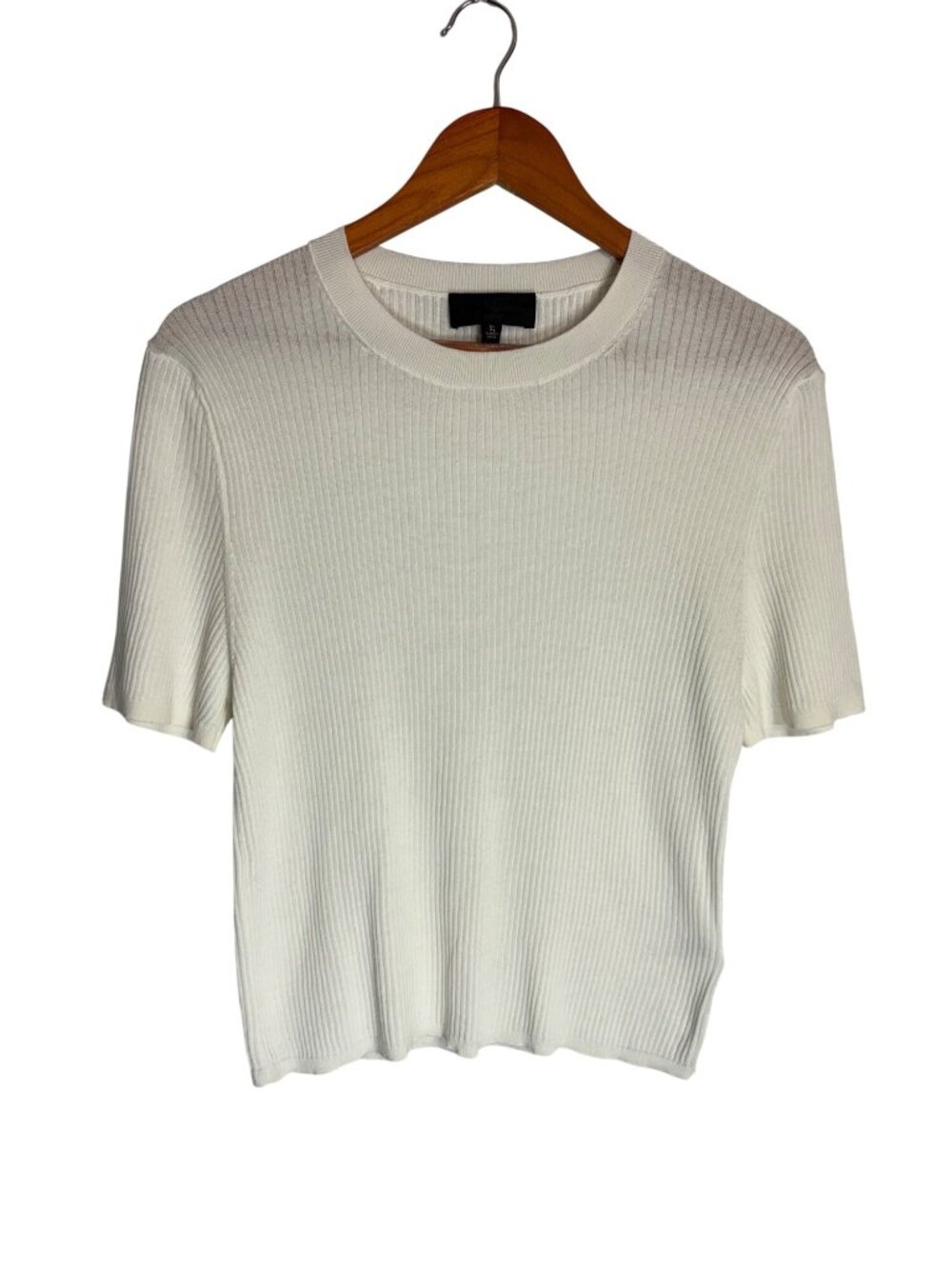 Nili Lotan Dorset Sweater Cotton Ivory-sz XL - Picture 3 of 8